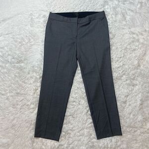 J Crew Favorite Fit Pants Size 8 P Trousers 100% Wool Tapered Crop